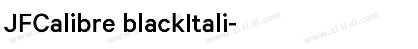 JFCalibre blackItali字体转换 JFCalibre blackItali字体转换